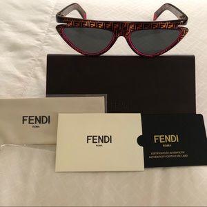 Fendi Cat Eye Sunglasses - Brand New